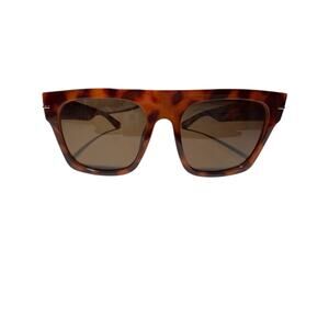 Aldo Tortoiseshell Square Womens Brown Lenses Sunglasses